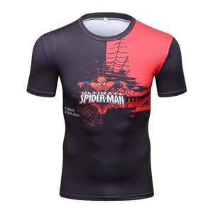 Spiderman 3D Printed Men Summer T-shirts