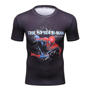 Spiderman 3D Printed Men Summer T-shirts