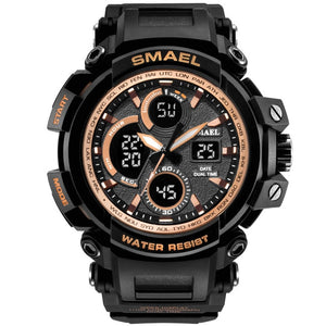 SMAEL Sport Watches 2018 Men Watch Waterproof LED Digital Watch Male Clock Relogio Masculino erkek kol saati 1708B Men Watches