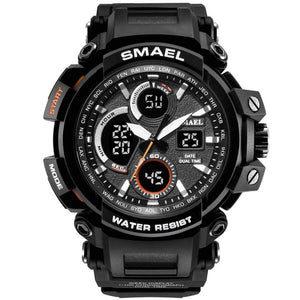 SMAEL Sport Watches 2018 Men Watch Waterproof LED Digital Watch Male Clock Relogio Masculino erkek kol saati 1708B Men Watches