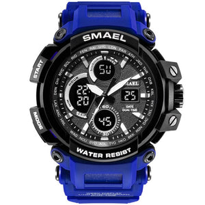 SMAEL Sport Watches 2018 Men Watch Waterproof LED Digital Watch Male Clock Relogio Masculino erkek kol saati 1708B Men Watches