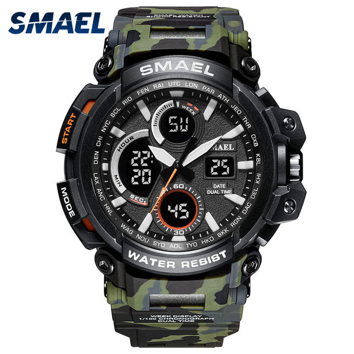 SMAEL Sport Watches 2018 Men Watch Waterproof LED Digital Watch Male Clock Relogio Masculino erkek kol saati 1708B Men Watches